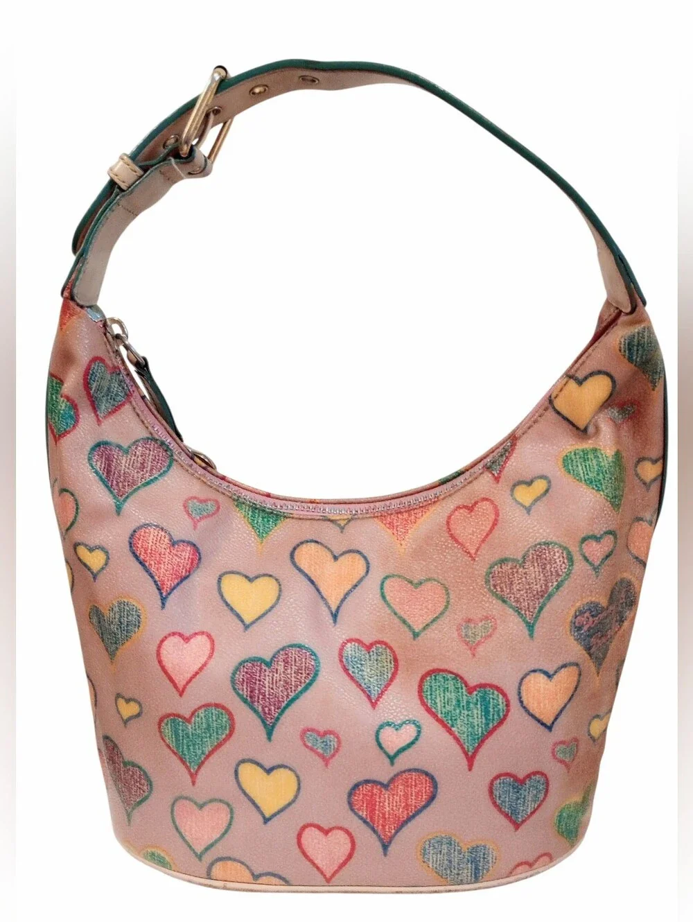 Dooney & Bourke Crayon Hearts Mini Bucket Bag - Picture 3 of 16